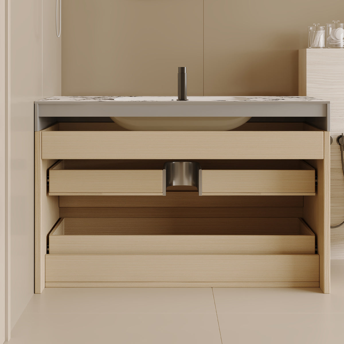 29.9" Modern Floating Bathroom Vanity