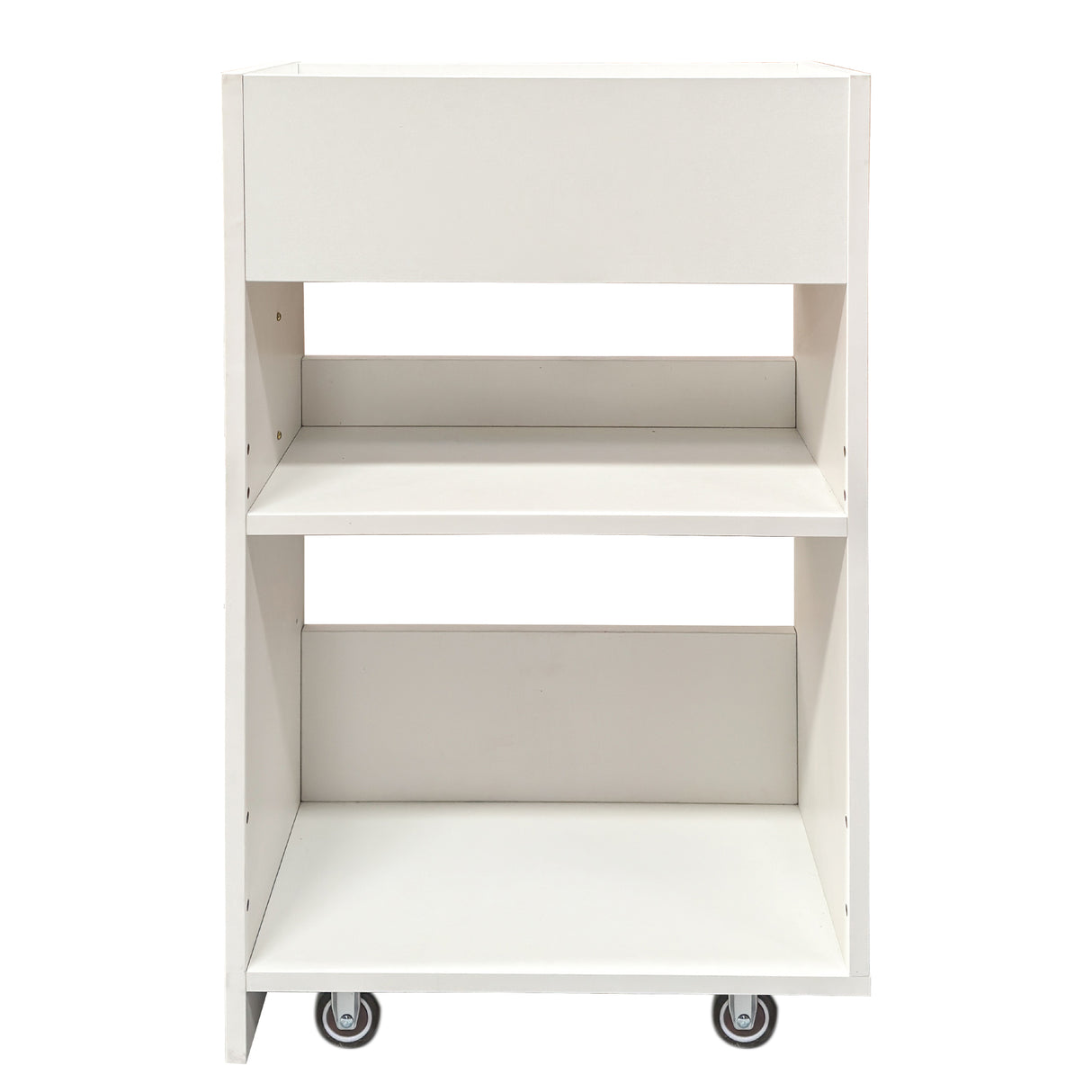 3 Tier Wooden Floor Standing Bookcase with Slide Out Drawer Storage