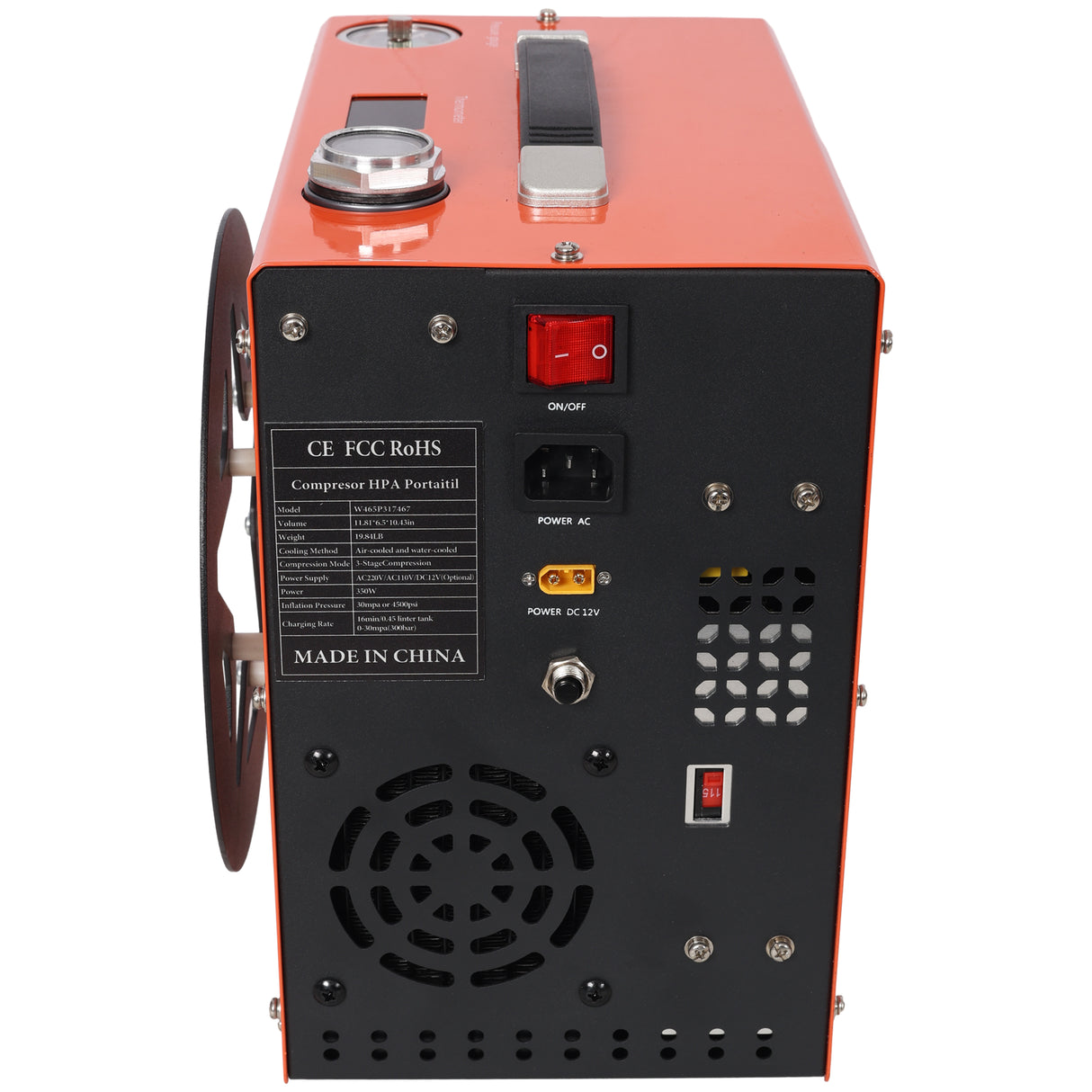 PCP Air Compressor, 4500PSI/30Mpa Portable