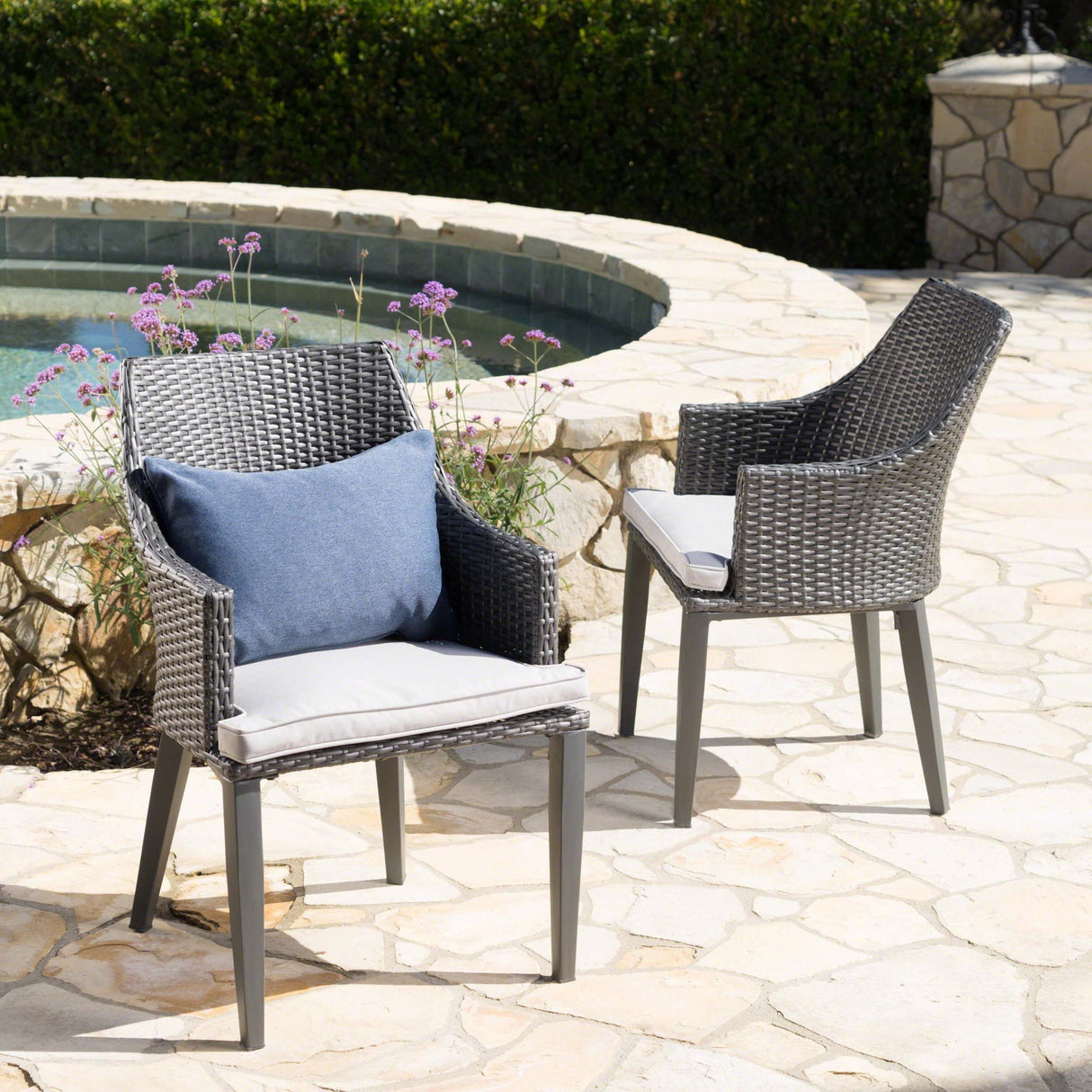 Hillhurst - Outdoor Chair Comfortable, Weather Resistant Cushion (Set of 2)