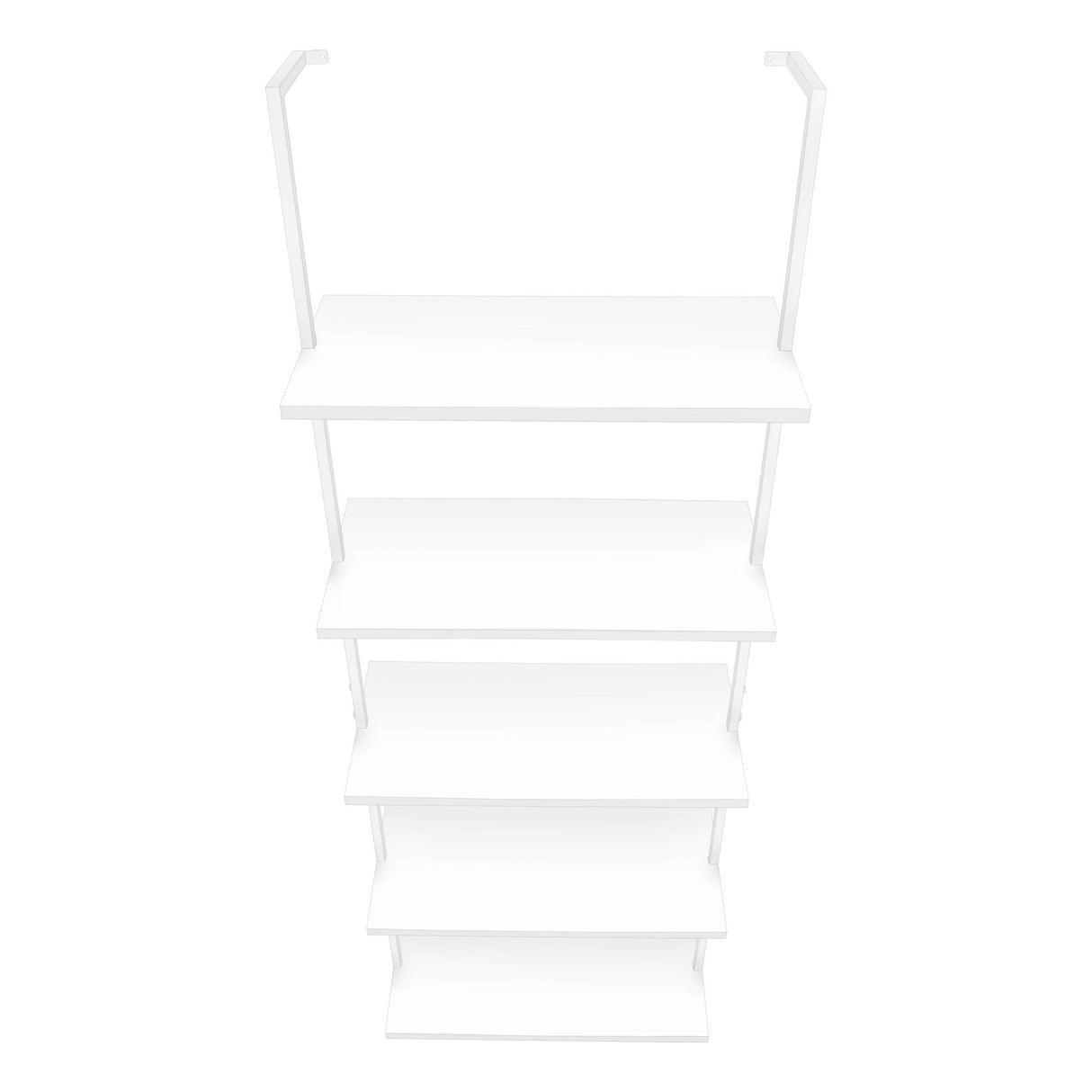 Etagere Bookcase Ladder 5 Tier For Office