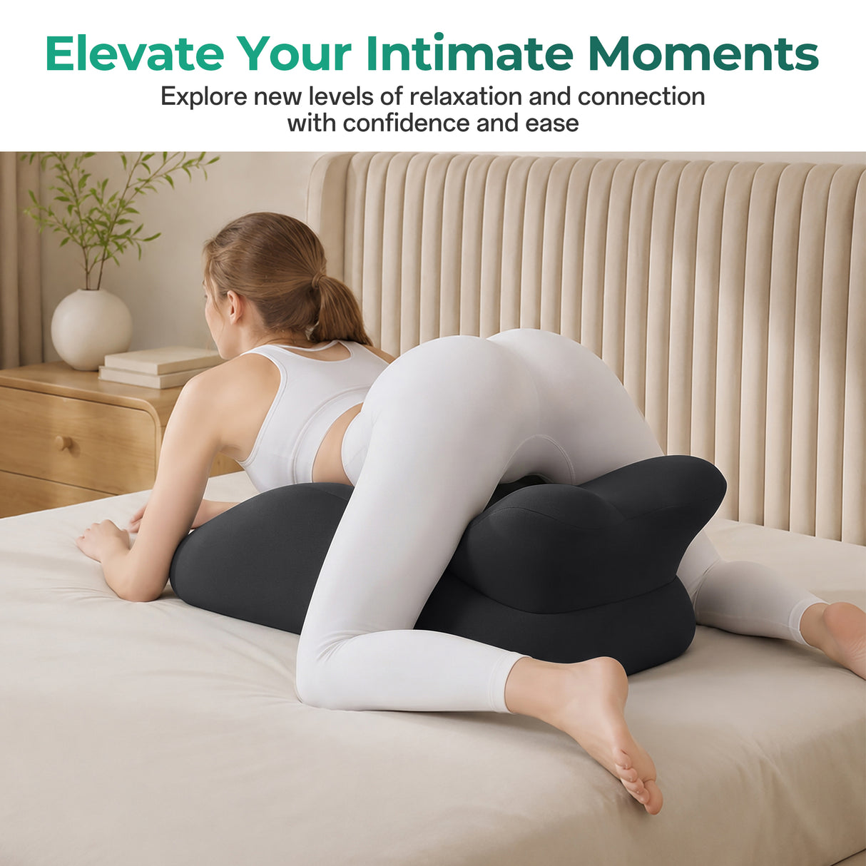 Ergonomic Memory Foam Support Pillow for Couples