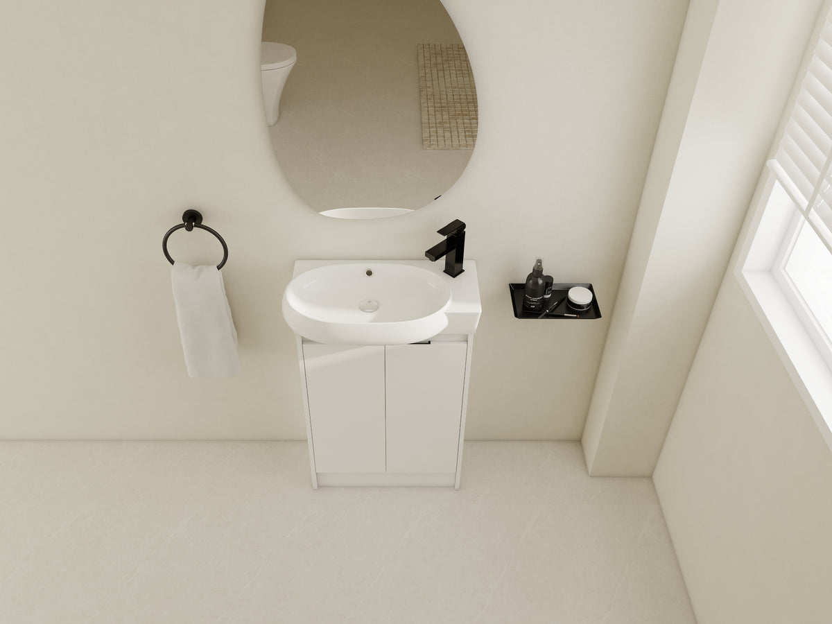 23" Freestanding Bathroom Vanity with Sink, Soft Close Doors