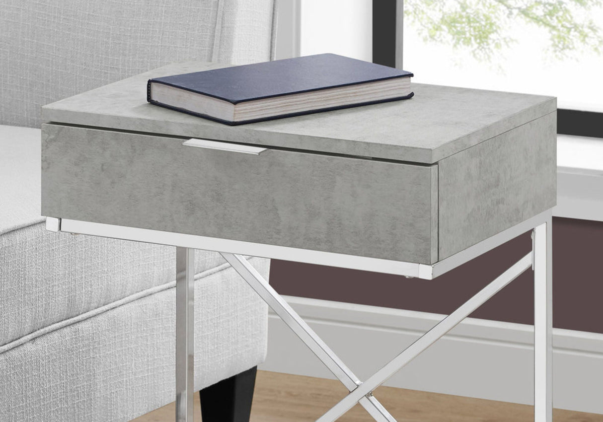 Accent Side Table, Storage Drawer, Spacious Tabletop, Contemporary & Modern - Best Buy Furniture