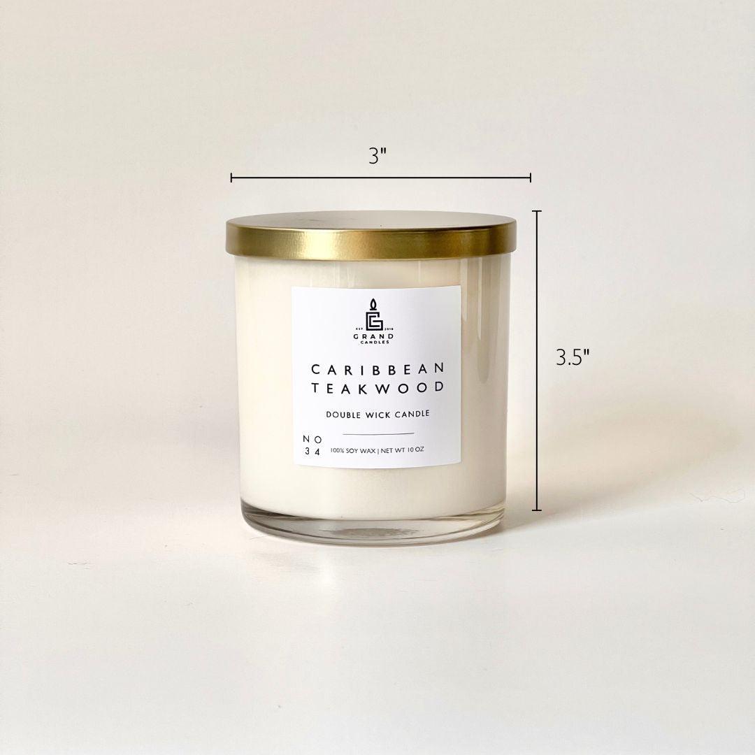 Caribbean Teakwood Soy Candle