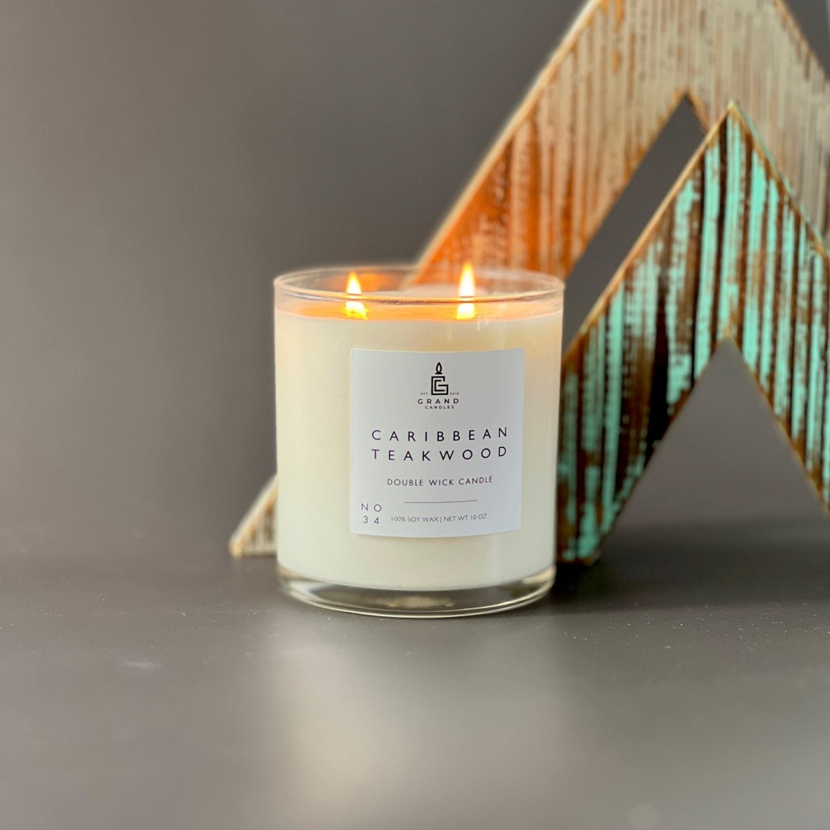 Caribbean Teakwood Soy Candle