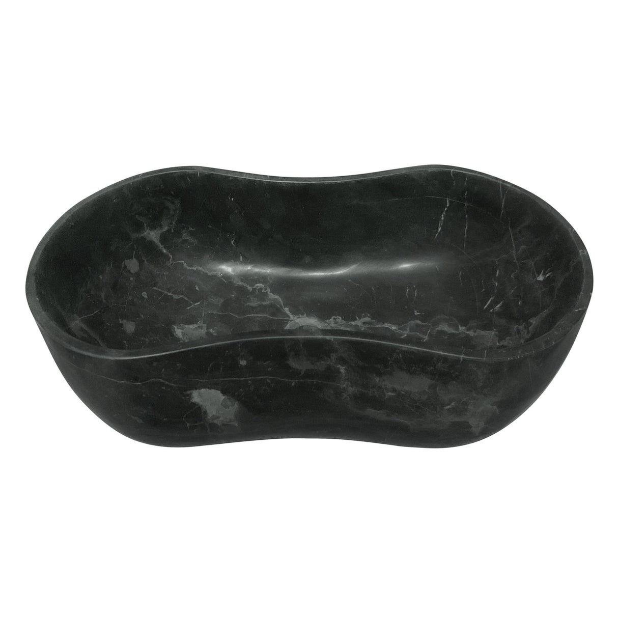 Bathroom Vessel Sink With Wavy Design