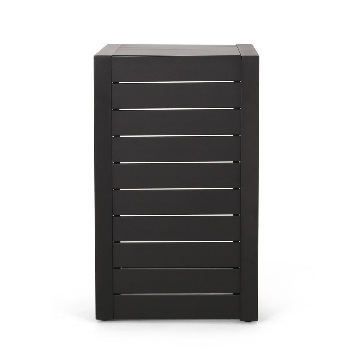 Aluminum Outdoor C - Shaped Side Table For Patio