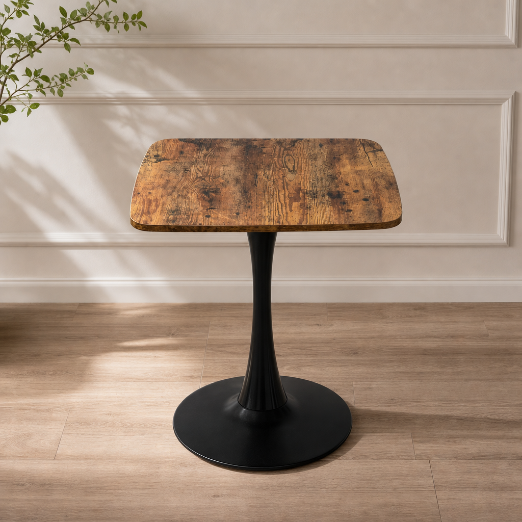Square Dining Table - 24" Square Tulip Table with MDF Top