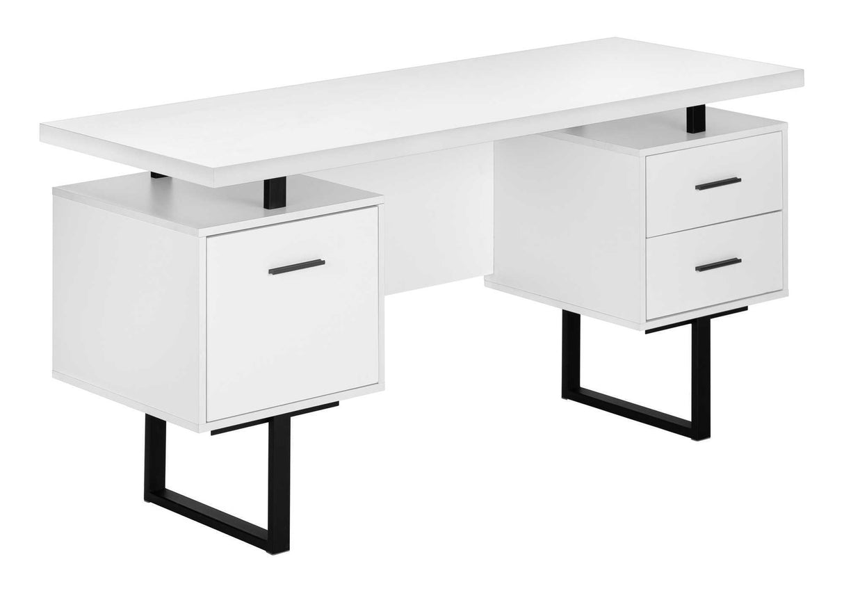 Computer Desk For Home Office, Laptop, Left, Right Set - Up, Storage Drawers, Contemporary & Modern - Best Buy Furniture