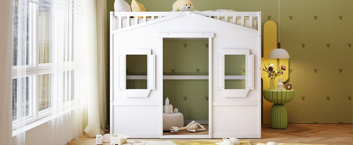 House Loft Bed With Ladder