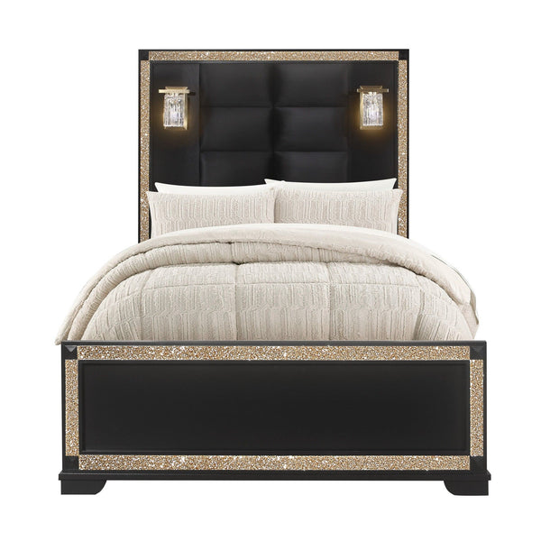 Lively - Bed With Lamps, Elegant Design