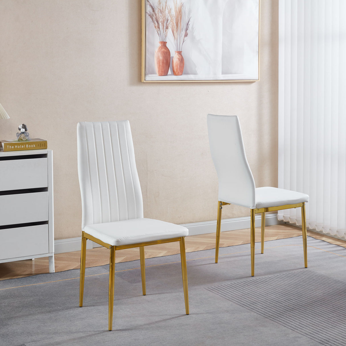 Elegant Legs Dining Chair (Set of 4)