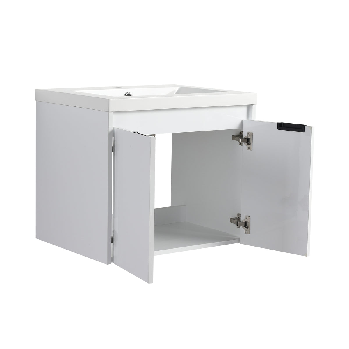 24" Bathroom Vanity With Resin Sink