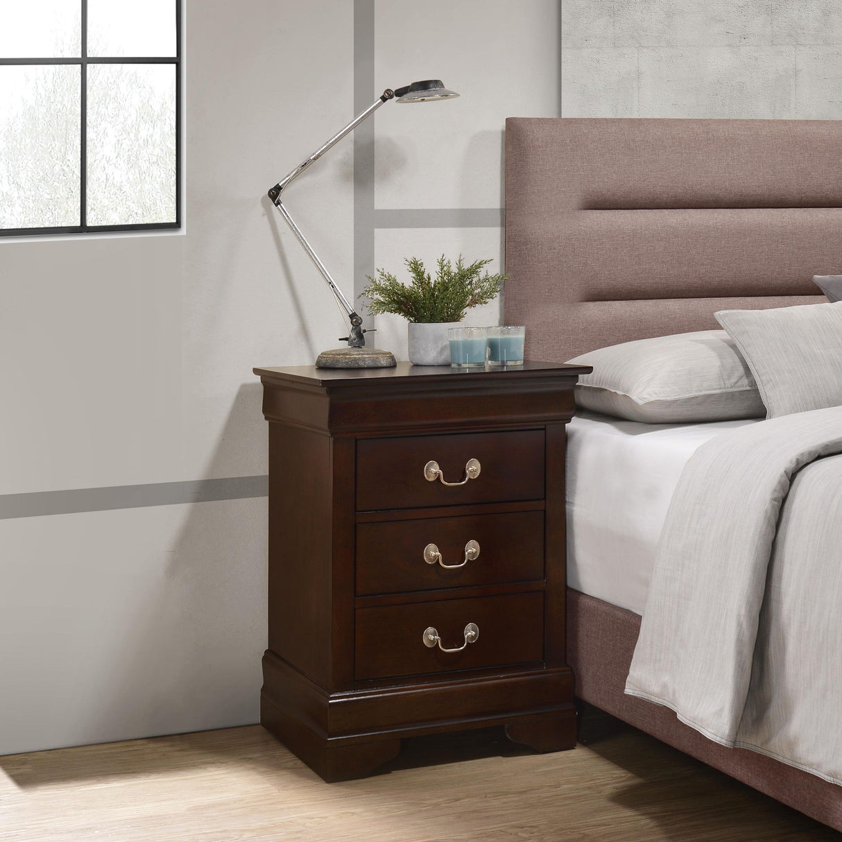 Louis Phillipe - Nightstand - Wood