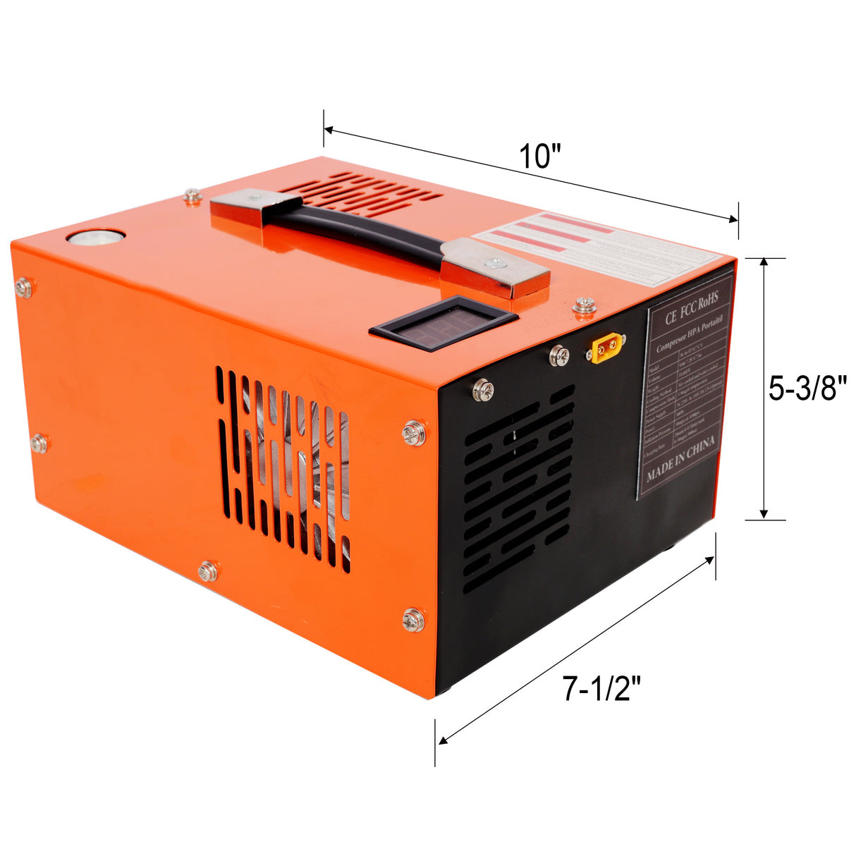 PCP Air Compressor 12V DC, 4500 Psi Portable High Pressure Pump