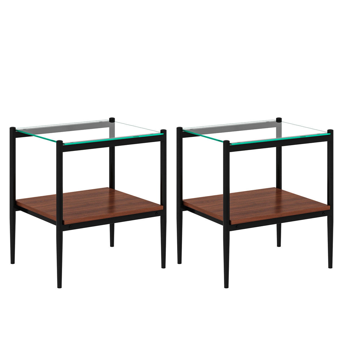Set of 2 Rectangle End Table