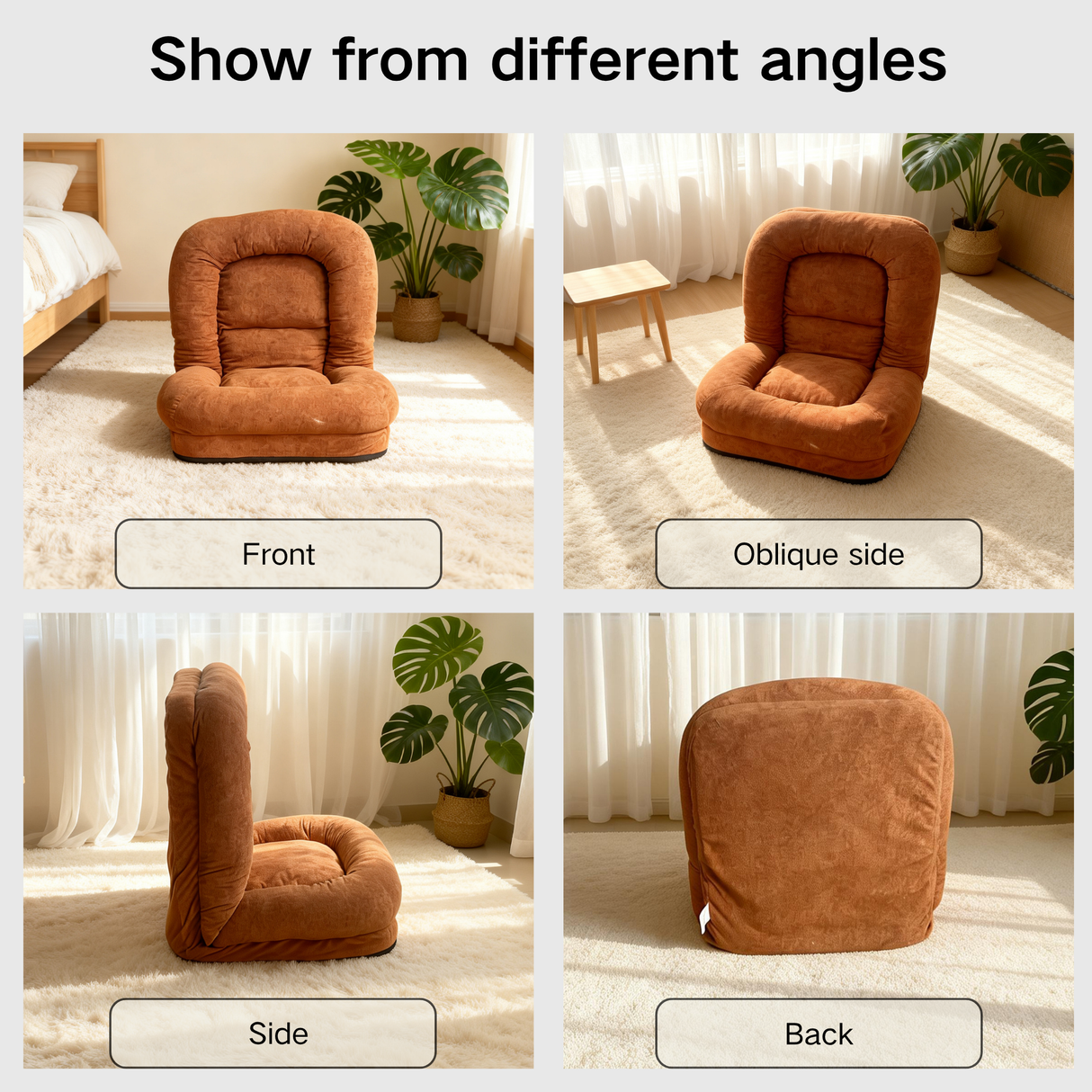 Egg Tart Lazy Sofa - Multi-Segment Folding