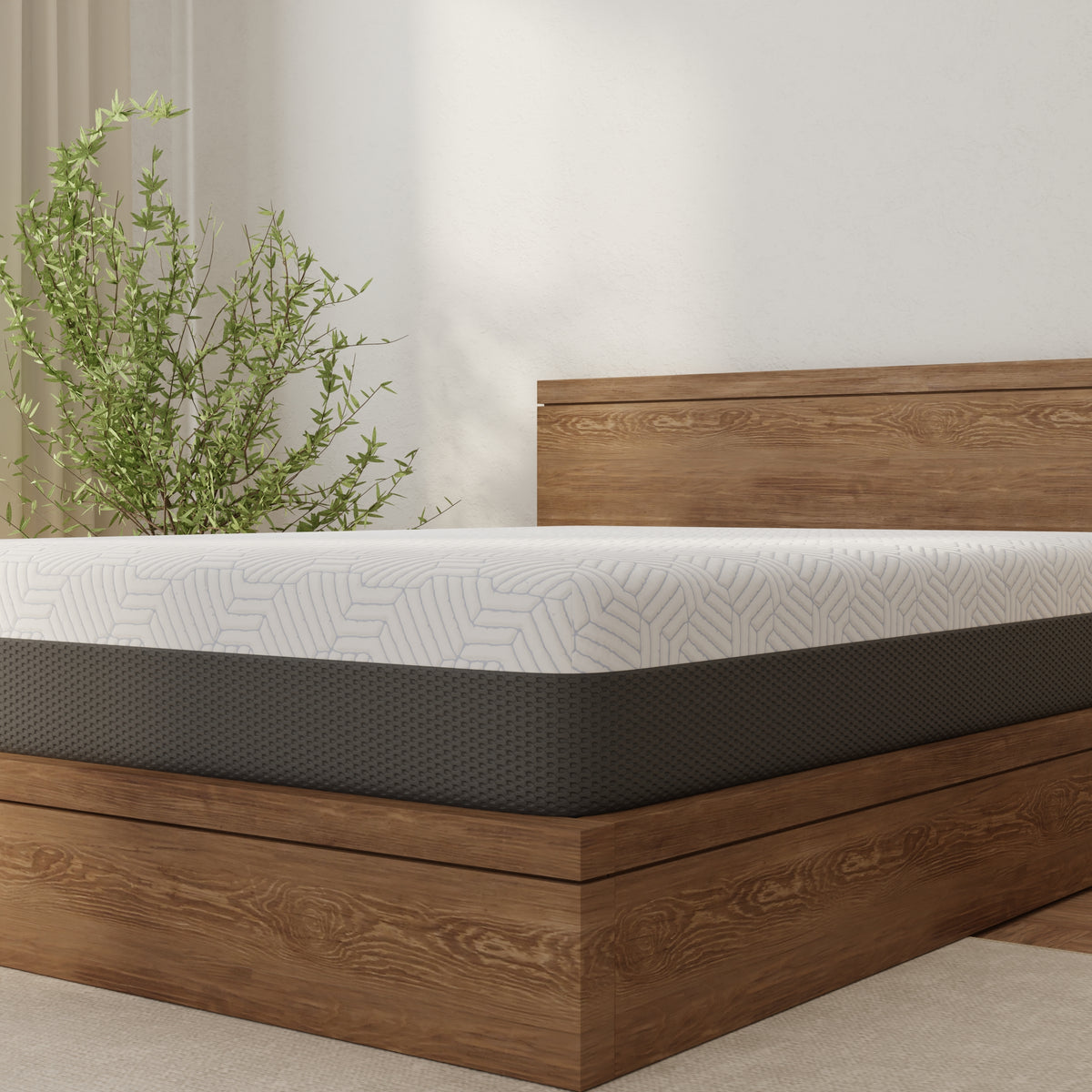 Omne Fria 12 Inch Queen Soft Mattress With Cooling Cover