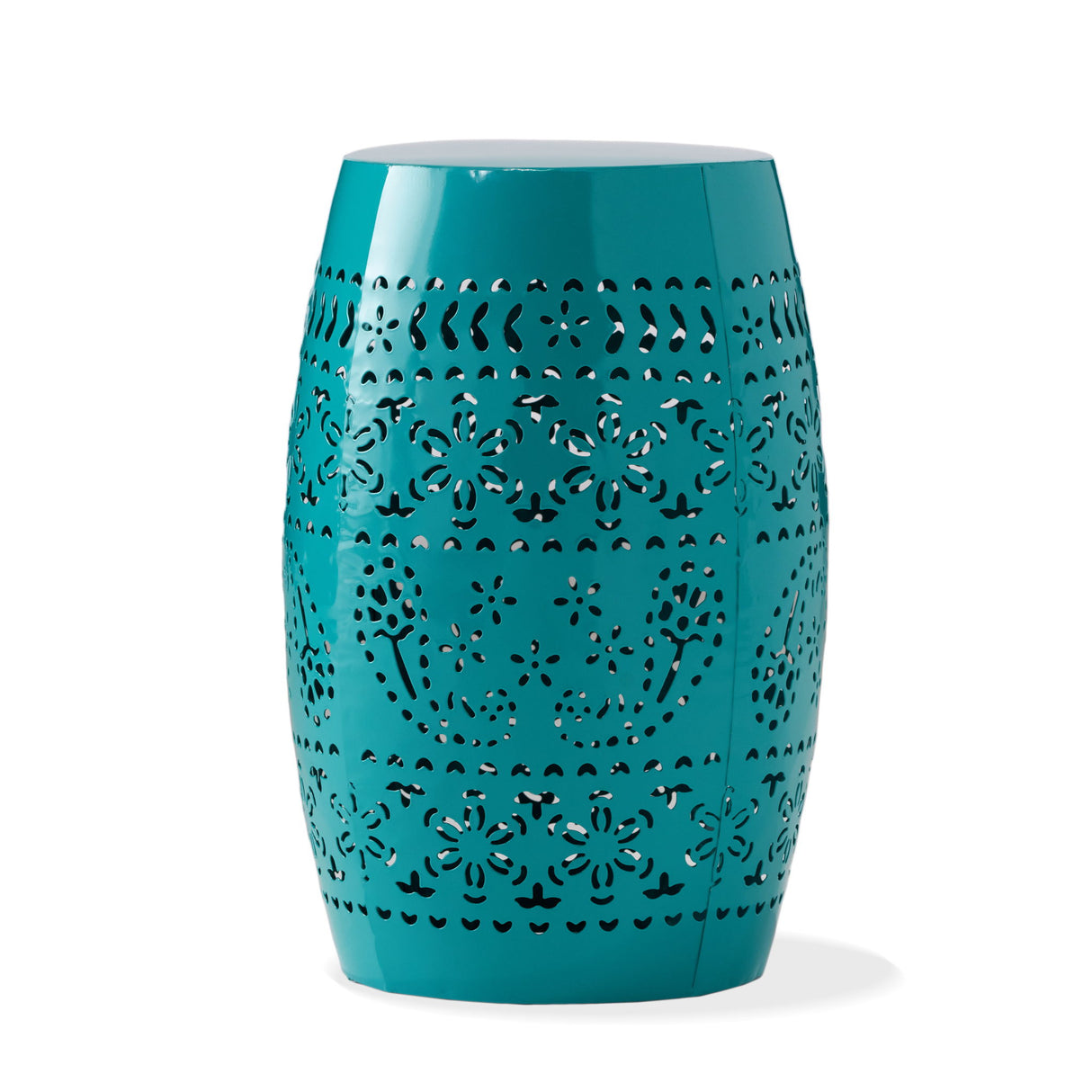 12" Outdoor Lace Cut Side Table