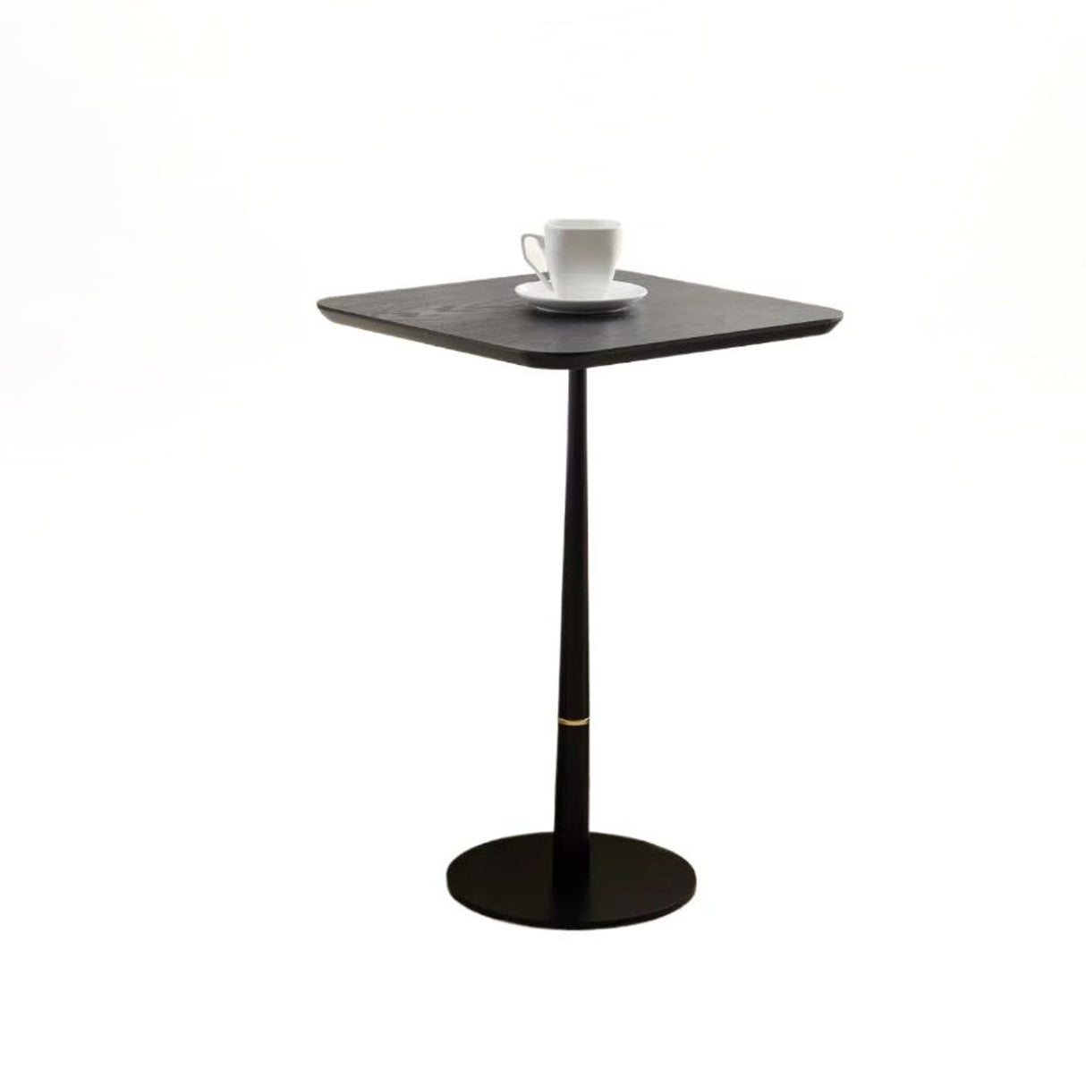 Modern Square Coffee Table And Computer Desk - Black / Gold