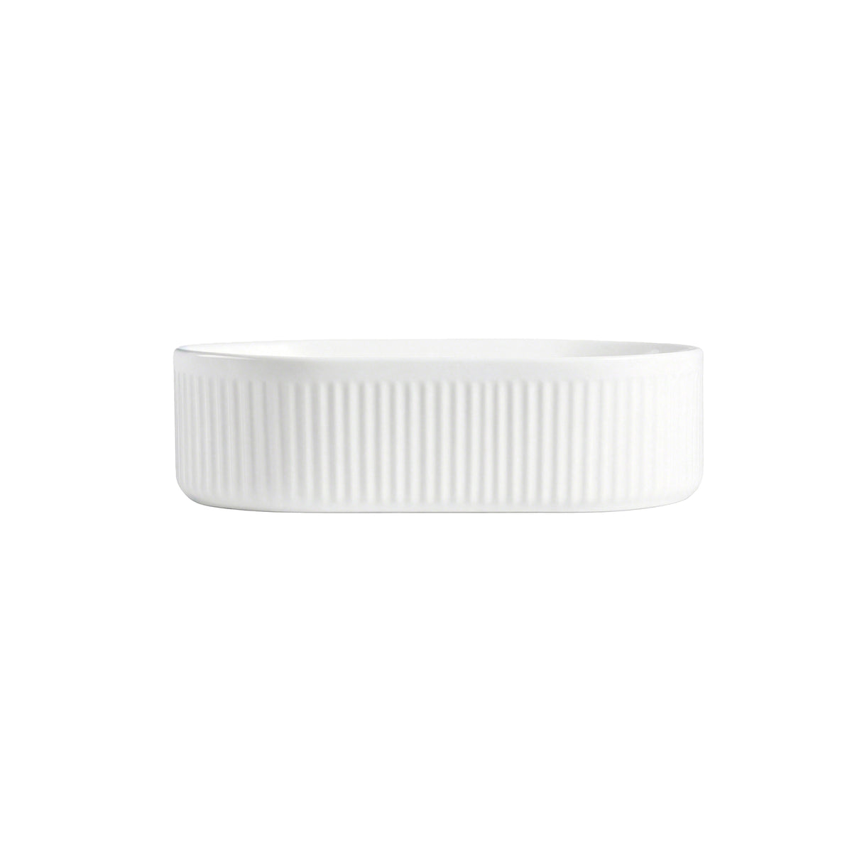 Integrated Oval Ceramic Bathroom Sink
