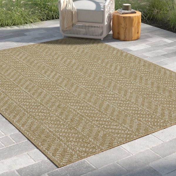 Earth - Indoor, Outdoor Area Rug, Flatweave Construction