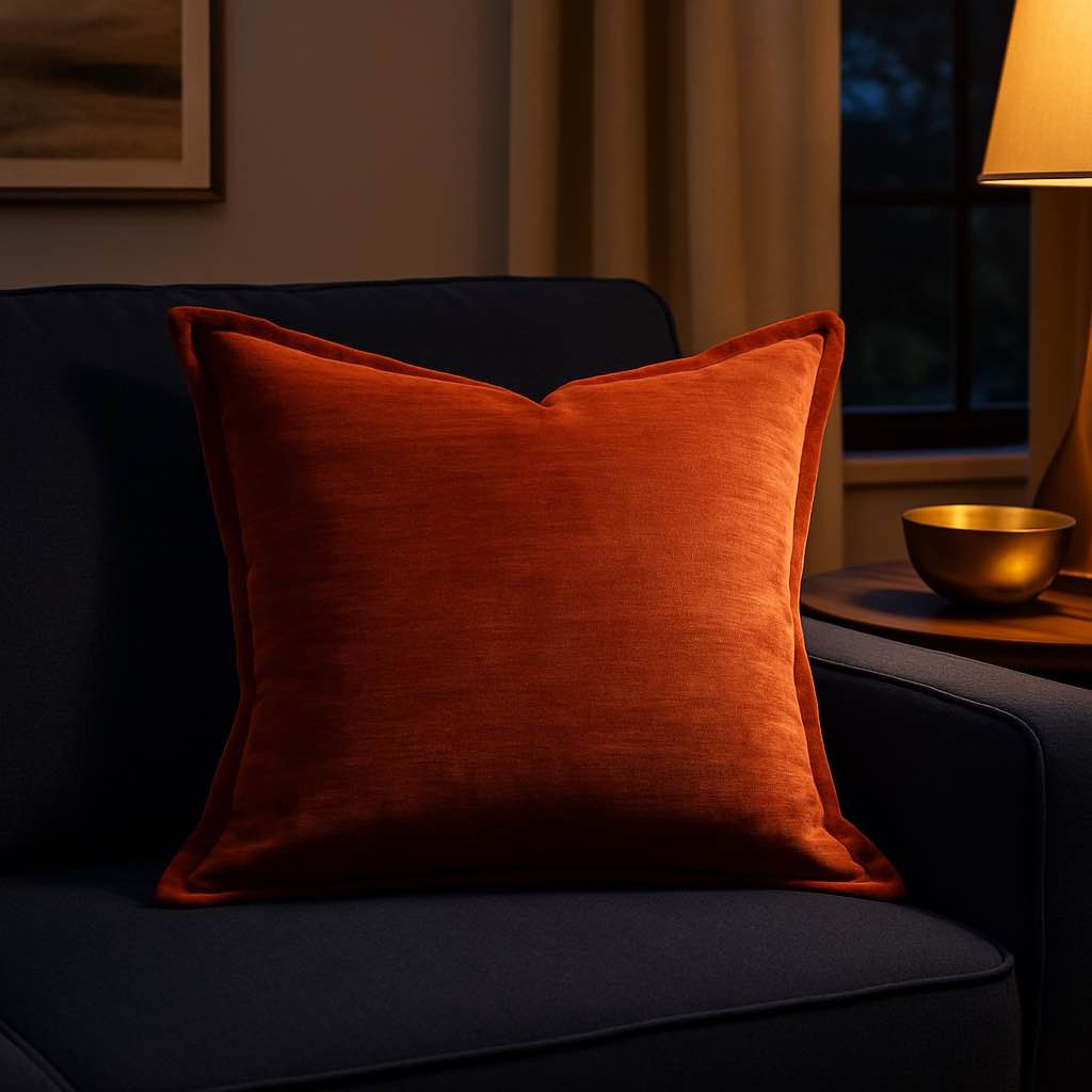 Homey Cozy Velvet Throw Pillow – Rose