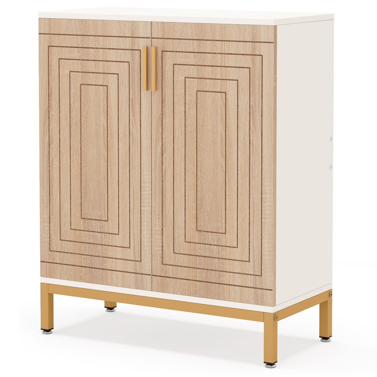 Shoe Cabinet With Doors, 5-Tier Shoe Storage Organizer
