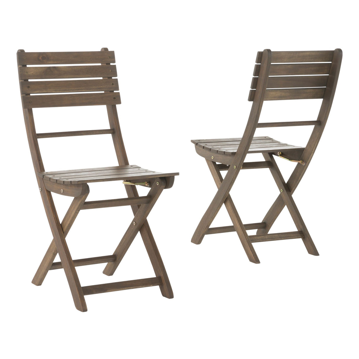 Positano - 4 Piece Foldable Chair - Gray - Best Buy Furniture