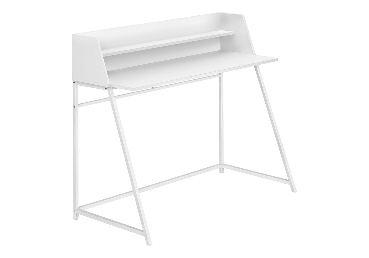 Computer Desk For Home Office, Laptop, Storage Shelves, Marble Look Contemporary & Modern - Best Buy Furniture