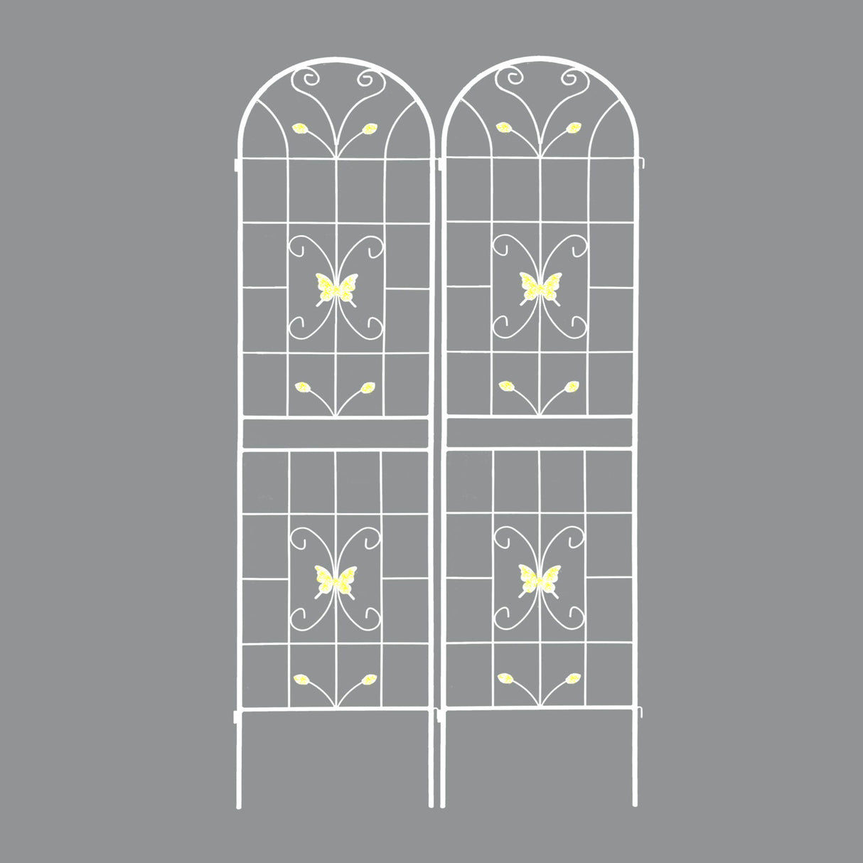 Garden Metal Trellis Rustproof Trellis For Climbing Plants Outdoor Flower Support
