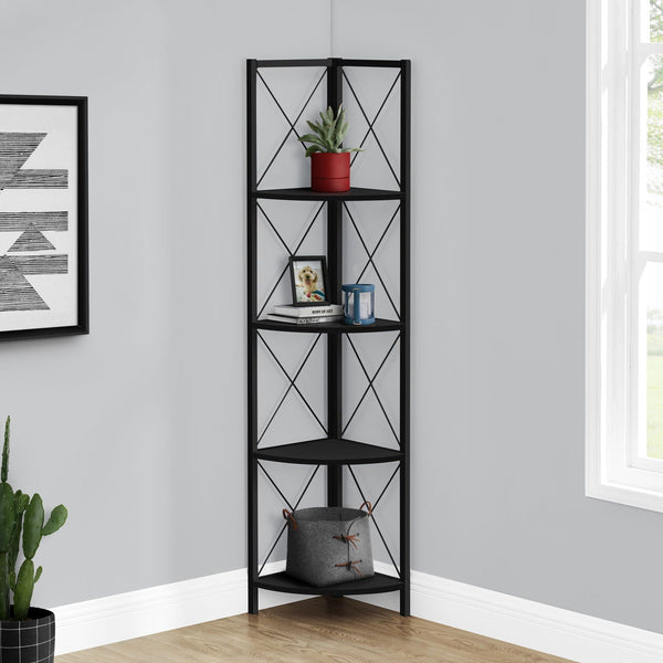 Bookshelf, Bookcase, Etagere, Corner, 4 Tier, Office - Best Buy Furniture