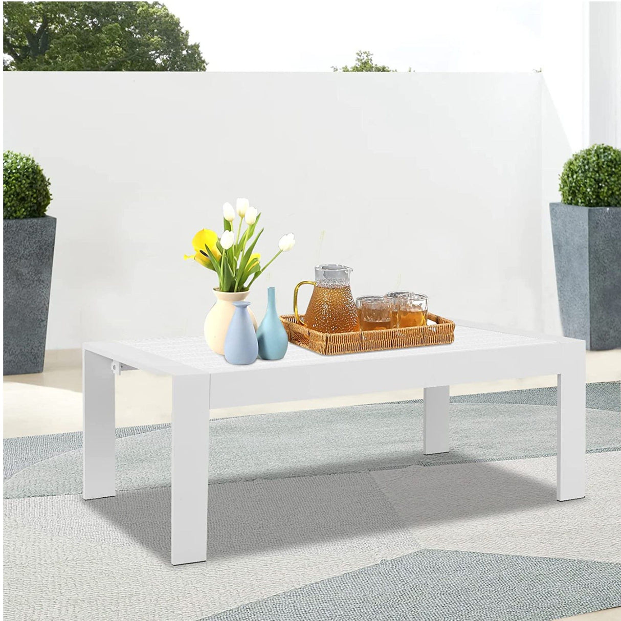 Modern Rectangle Outdoor Coffee Table