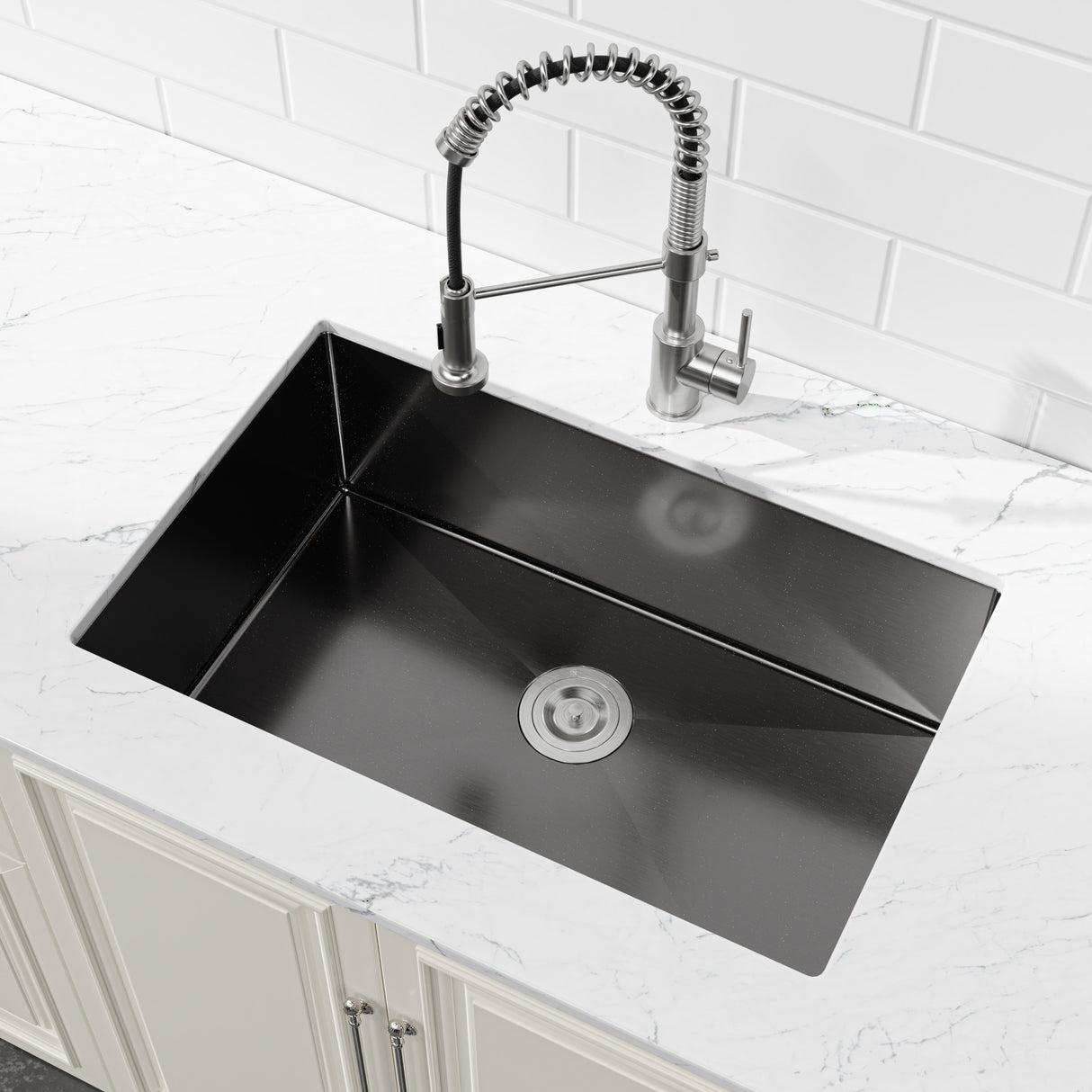 Stainless Steel Kitchen Sink 30"x19" Single Bowl Undermount