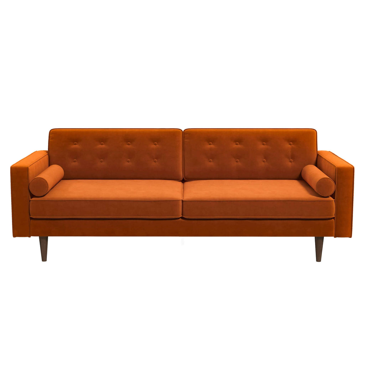 Mid Century Modern Velvet Sofa