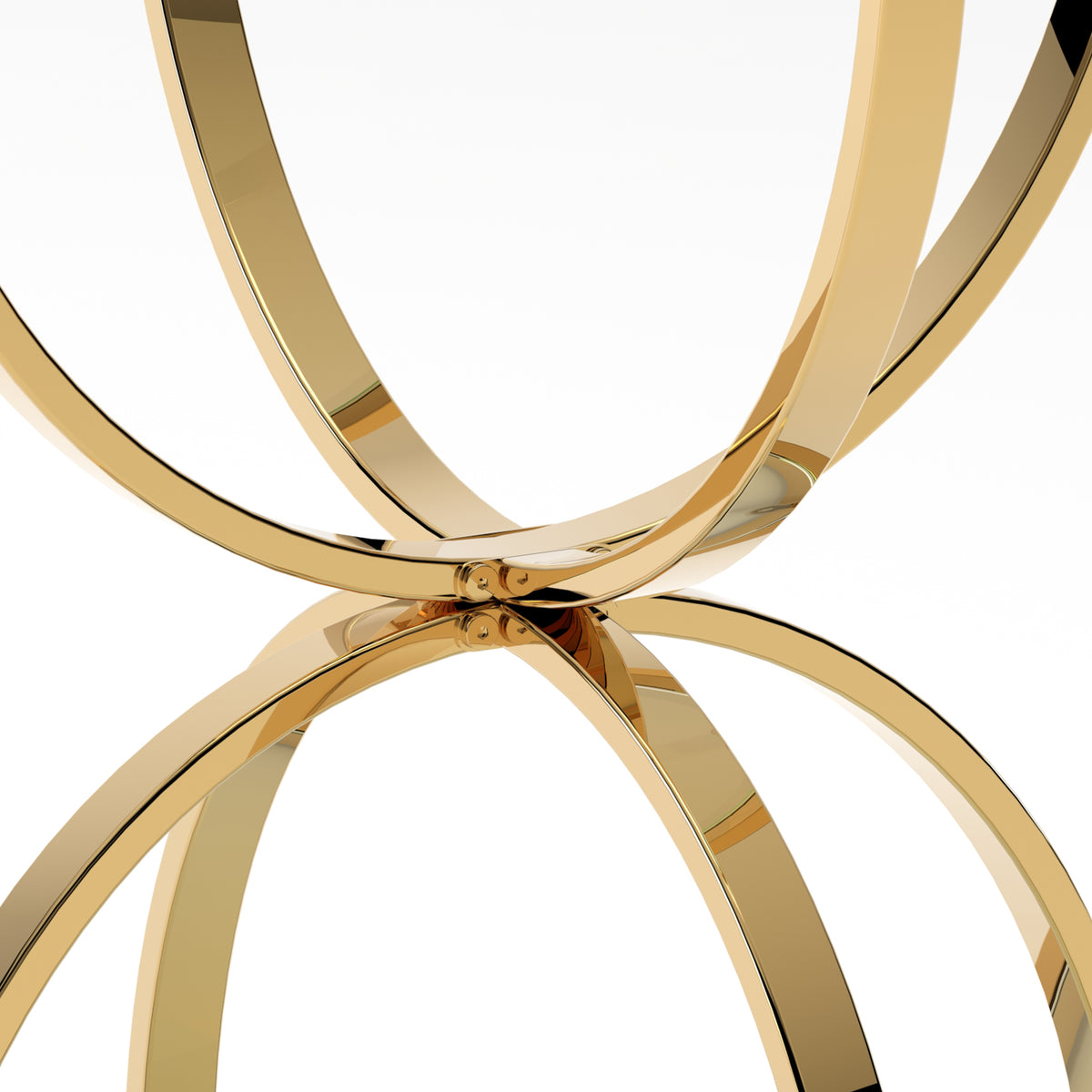 19.69'' Modern Glass Side Table