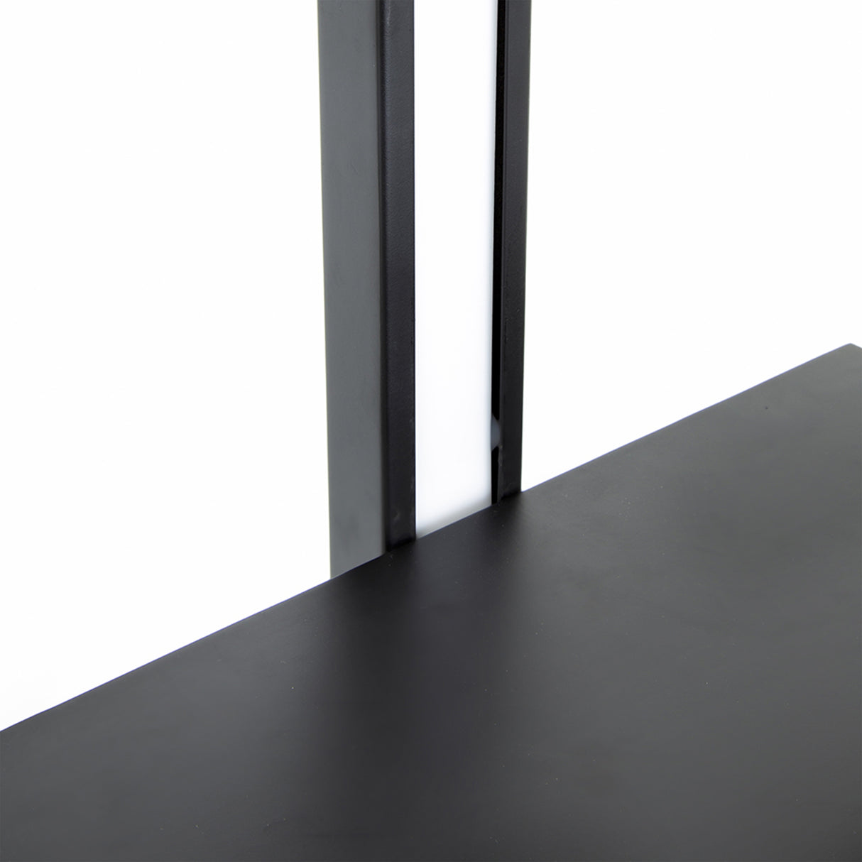 Two Tiered Vertical Shelving Stand with Light
