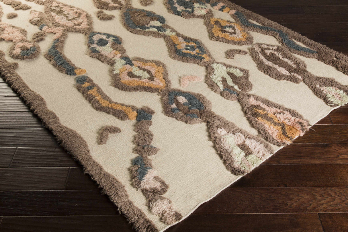 Brown Pink Nila Area Carpet - Clearance