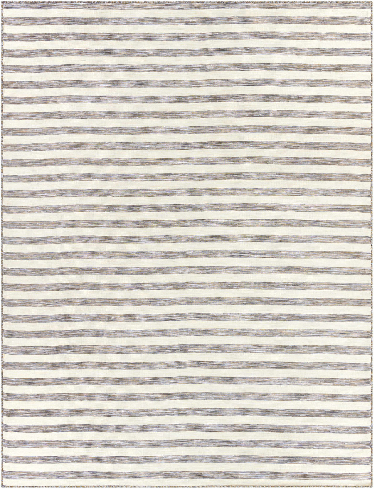 Bongaree Gray Striped Outdoor Carpet - Clearance