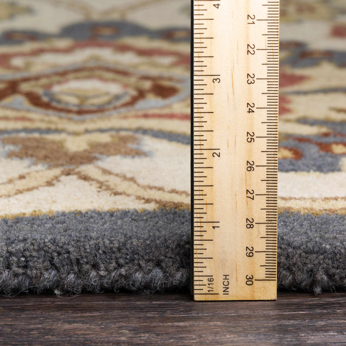 Conesus Hand Tufted Blue & Rust 1204 Area Rug - Clearance