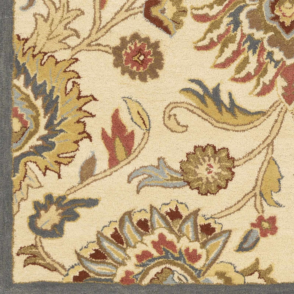 Conesus Hand Tufted Blue & Rust 1204 Area Rug - Clearance