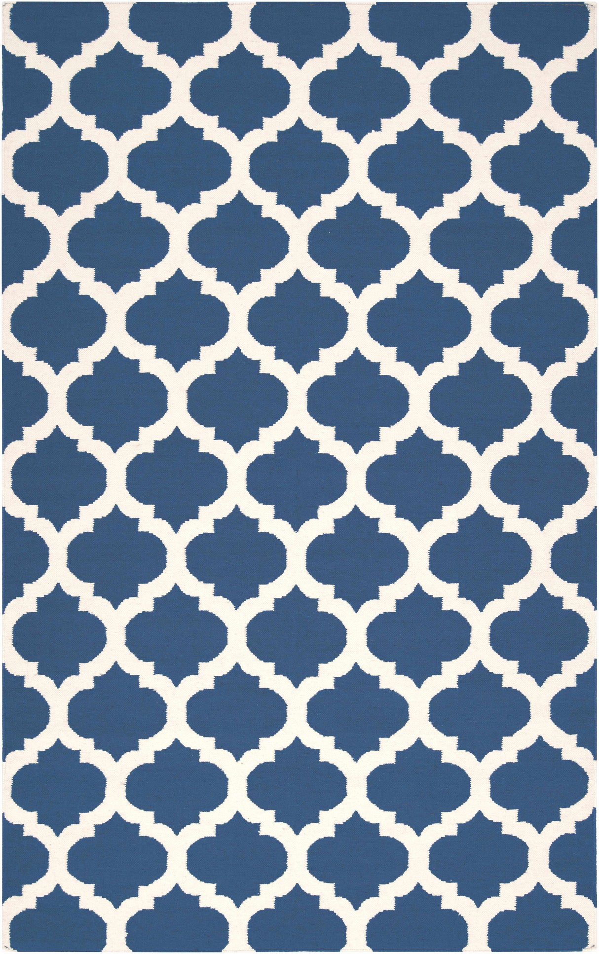 Centenary Navy Wool Area Rug - Clearance