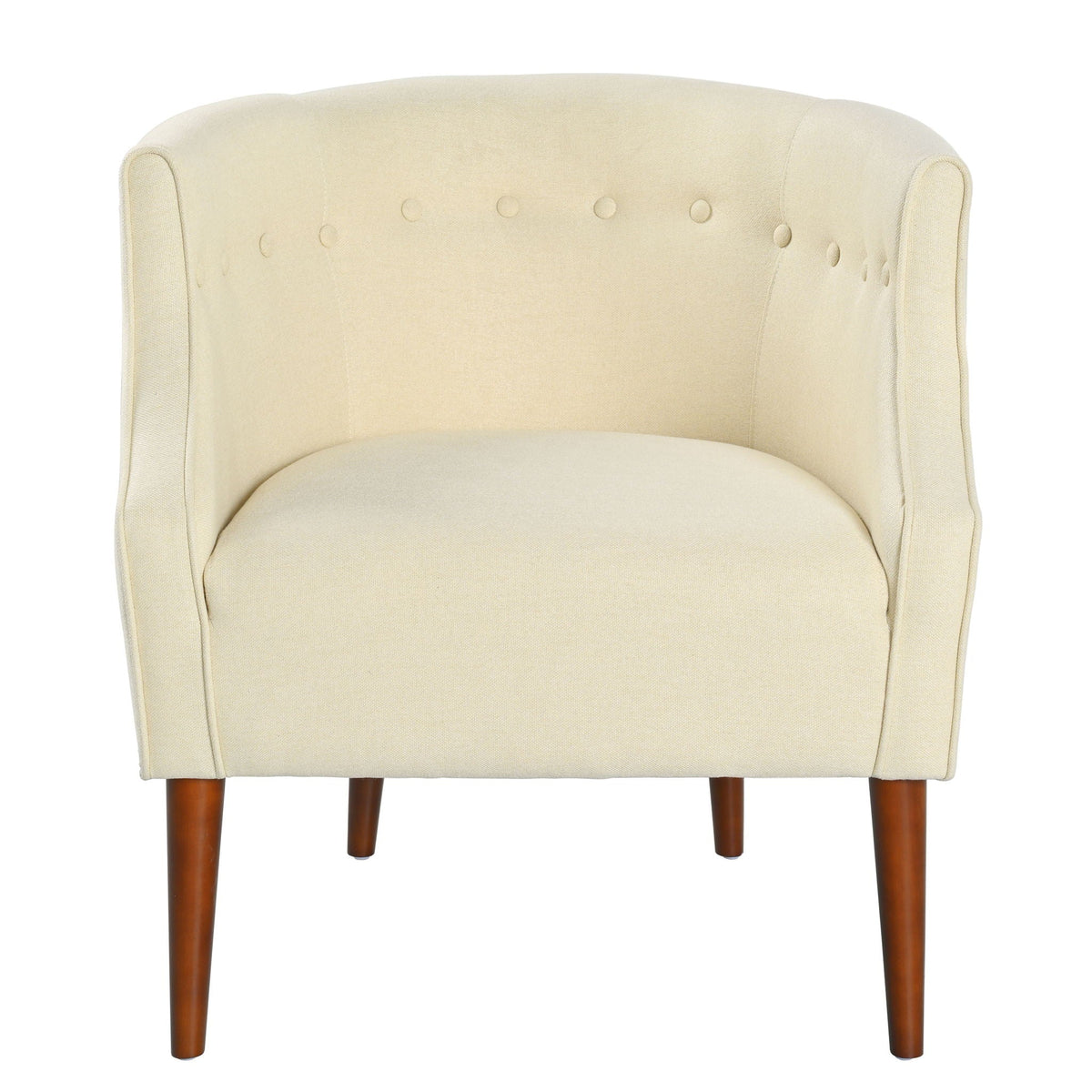 Contemporary Upholstered Club Chair With Button Tufting - Best Buy Furniture