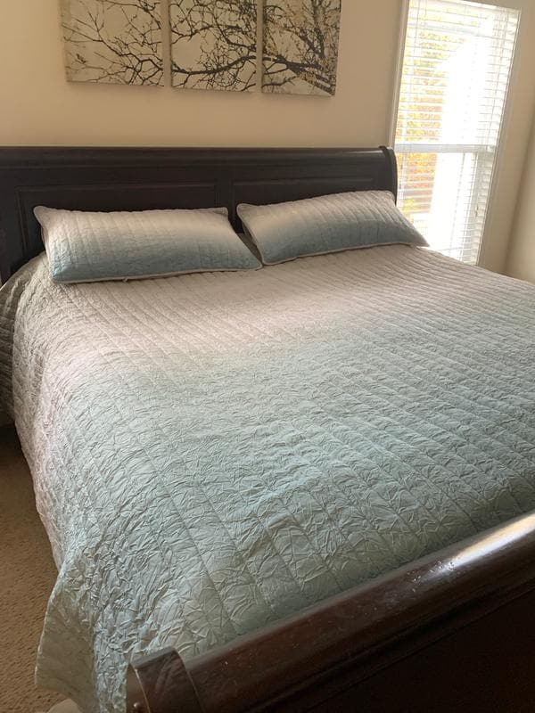LushDecor Crinkle Ombre Oversized Quilt 3 Piece Set - view 22