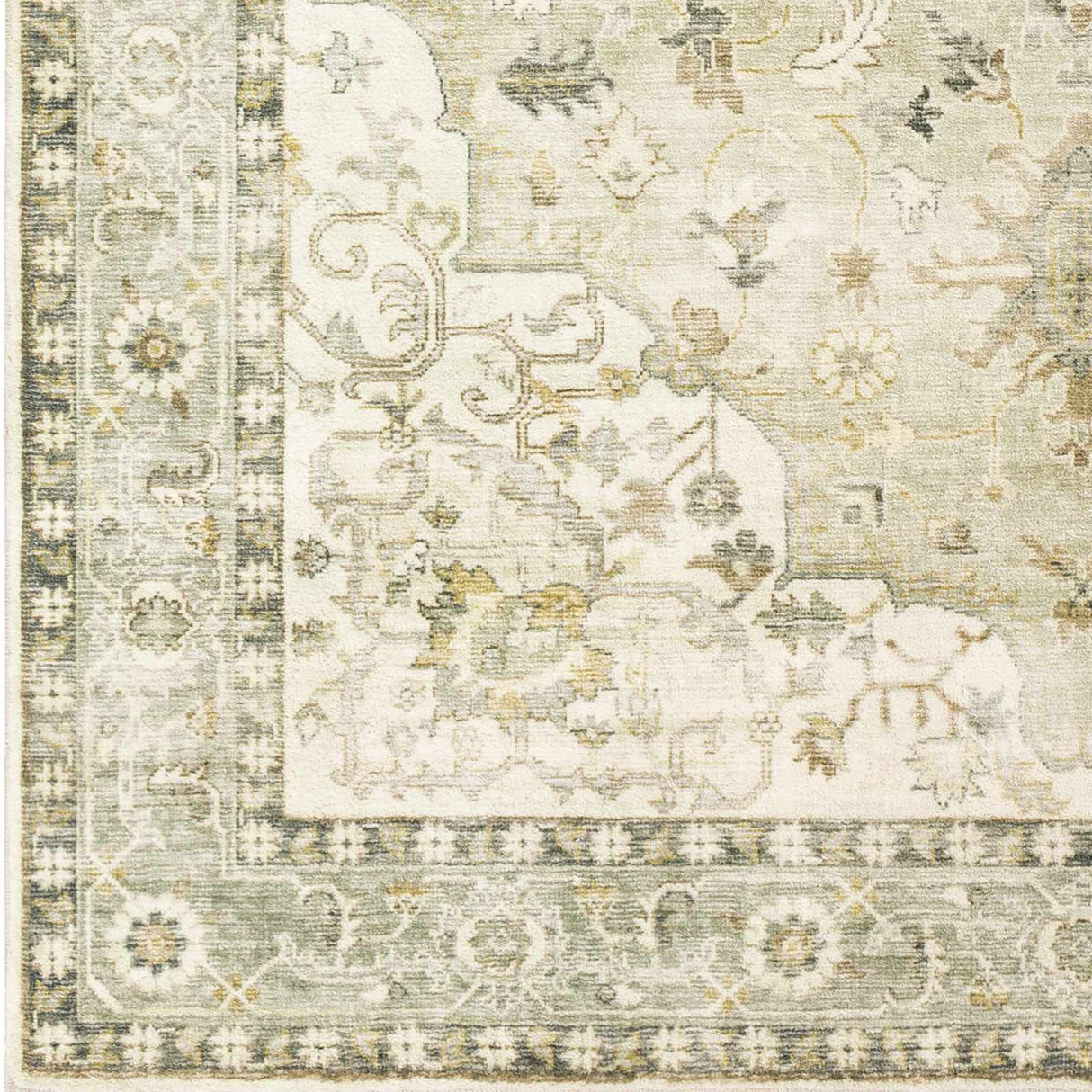Crondall Sage Traditional Area Rug