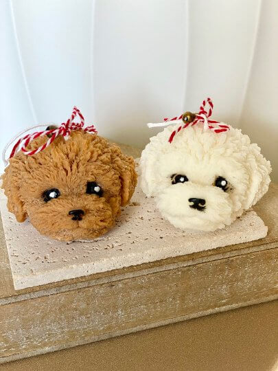 Cute Puppy Candle - Adorable Soy Wax Candle for Pet Lovers