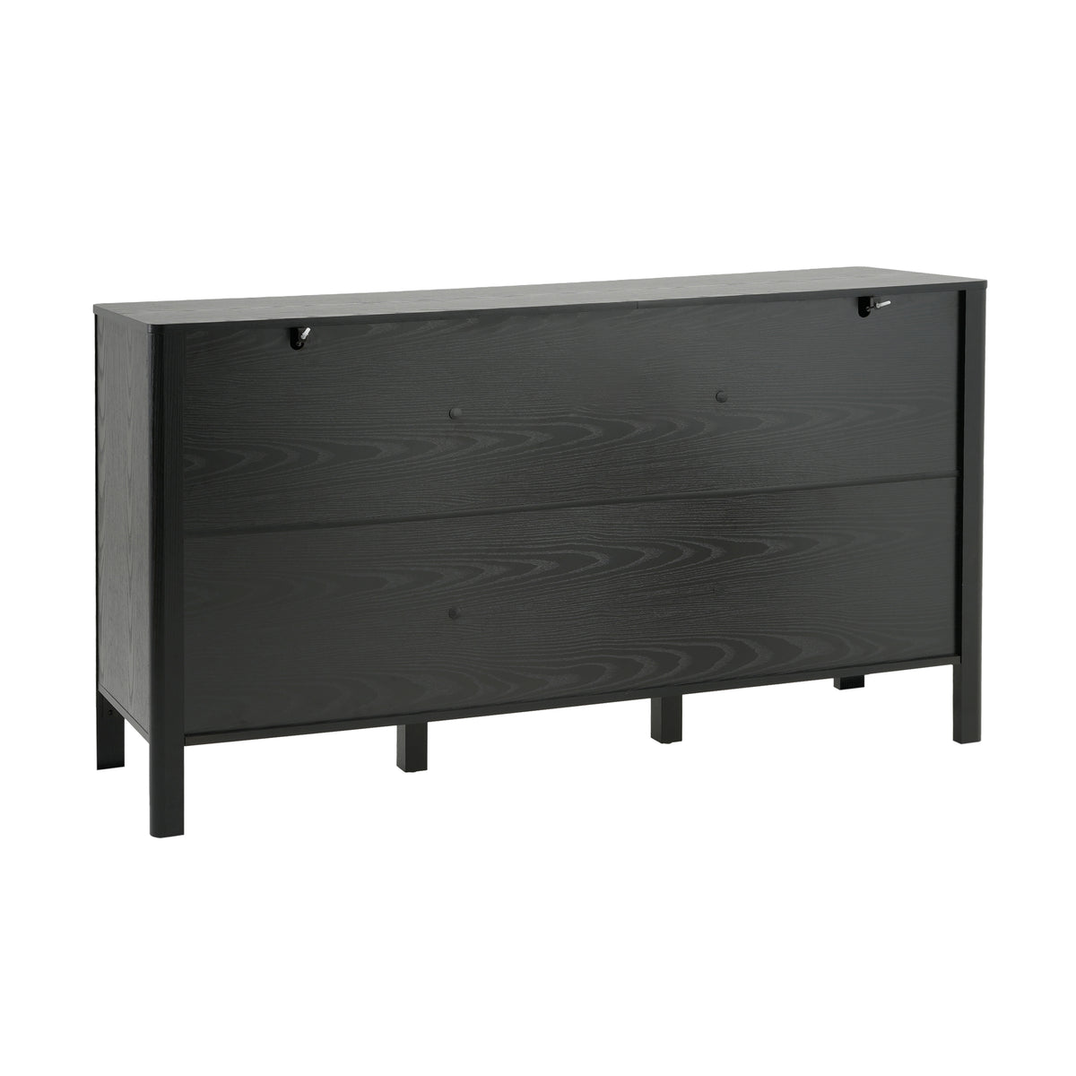 Black Sideboard, 59.06'' Storage Credenza