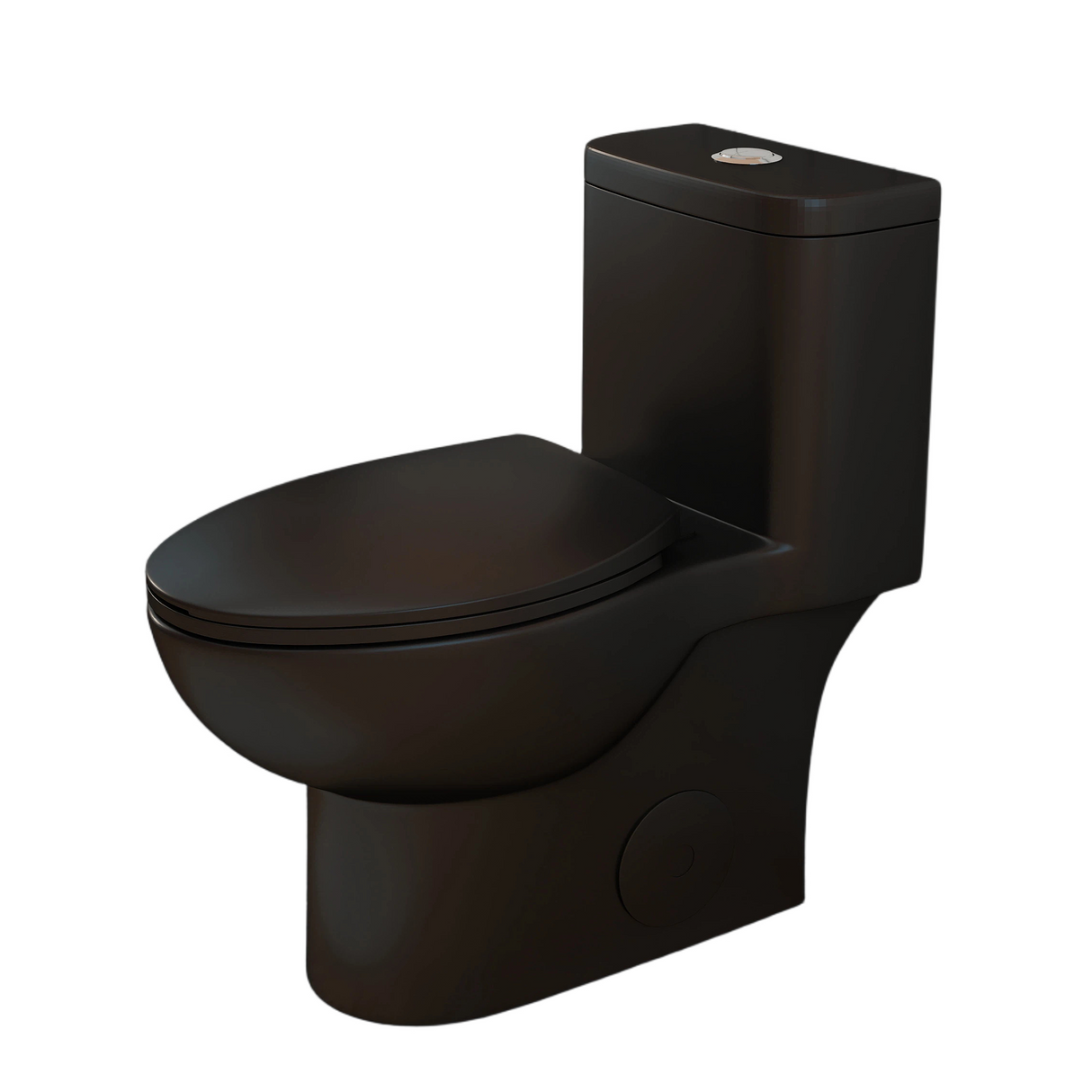 Tornado Flush One-Piece Toilet with Comfort Chair Seat