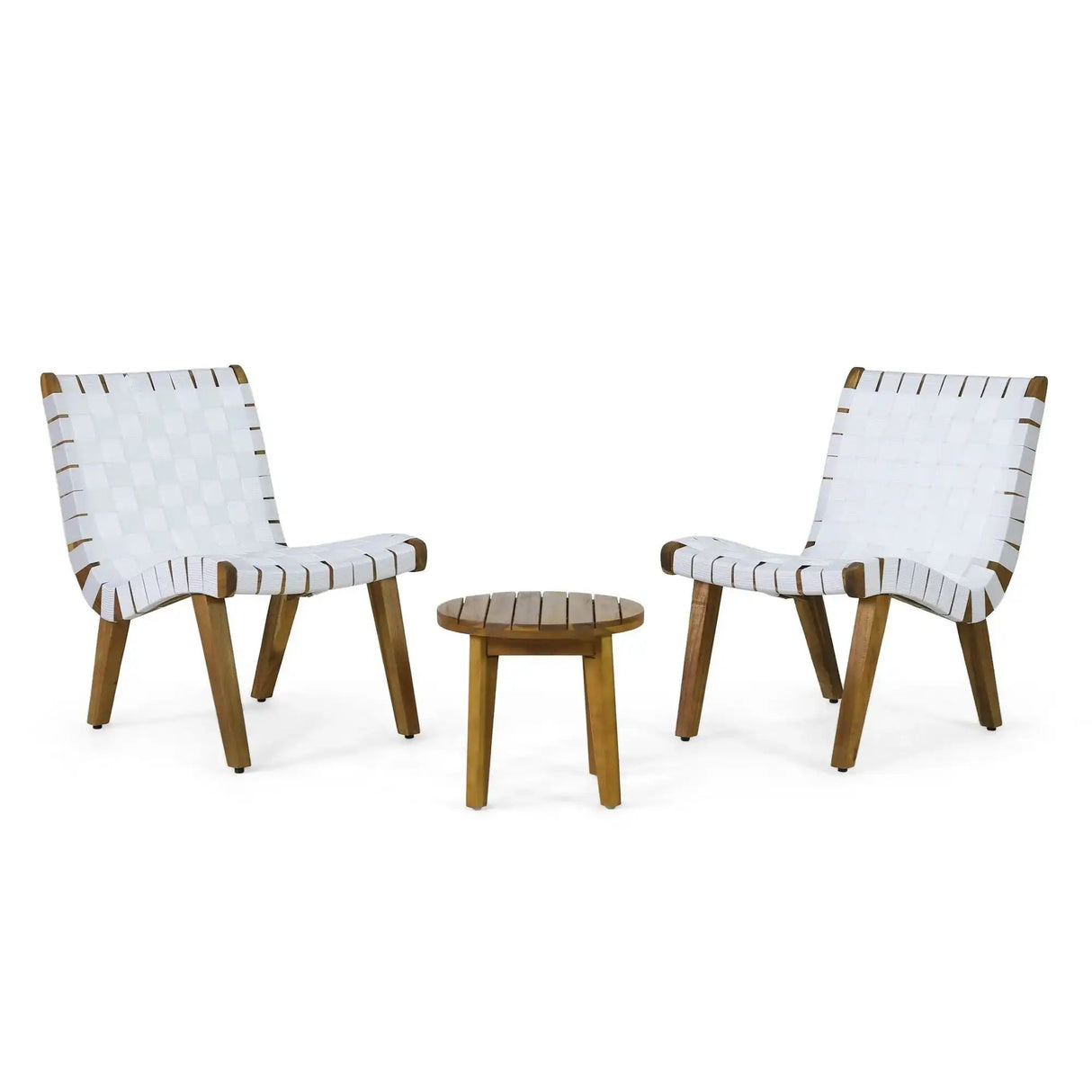 Outdoor 3 Piece Rope Weave Patio Seating Set - Best Buy Furniture